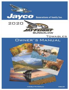 2020 Jay Flight Bungalow Owner's Manual